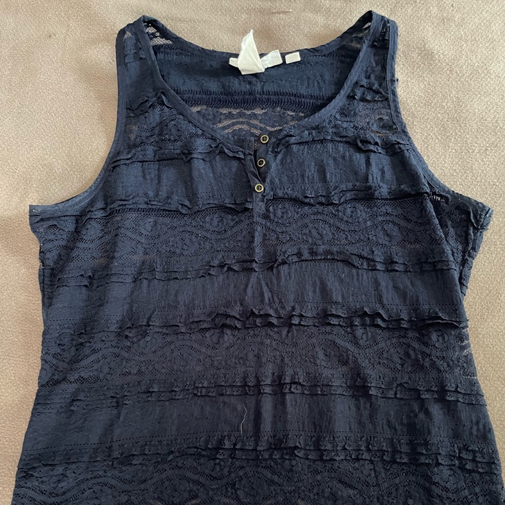 Navy blue XL tank top from H&M